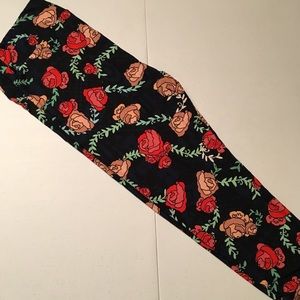 LuLaRoe Rose Leggings TC2 NWOT